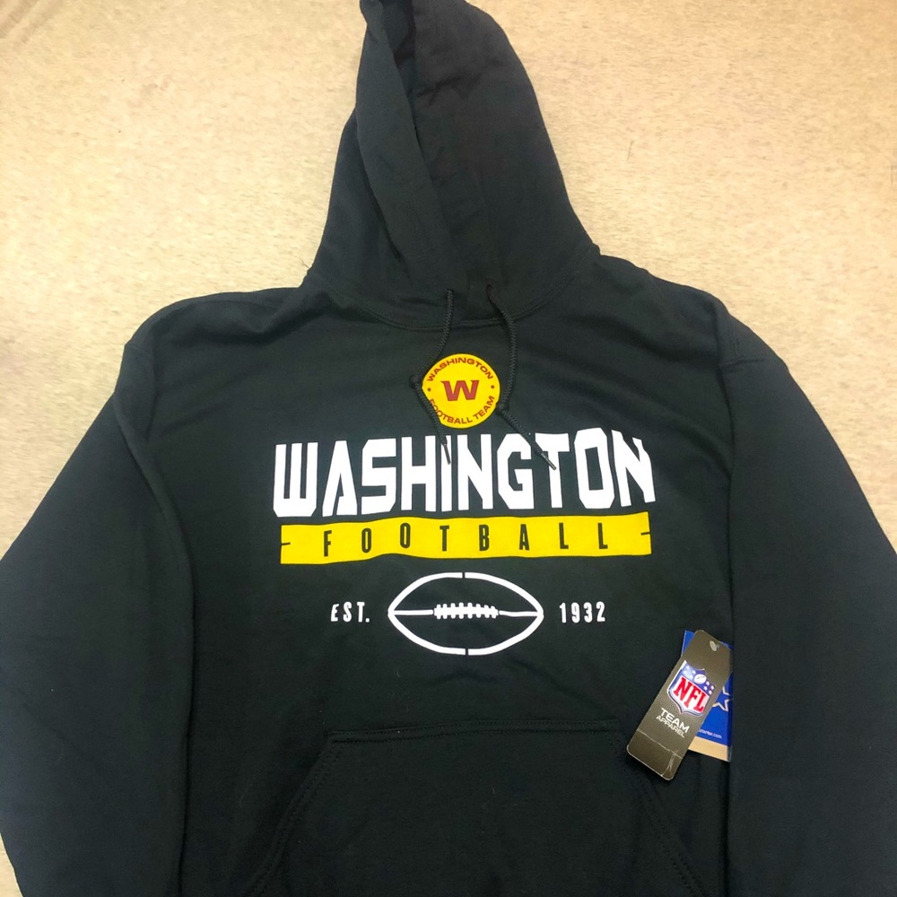 Men’s Washington Football Black Pullover Hoodie